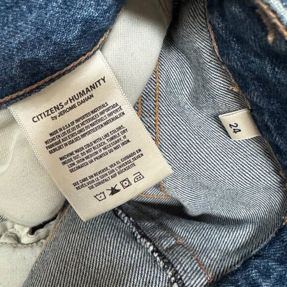 Premium Vintage Citizens Of Humanity Kaya Mid Rise Kick Flare Jeans Size 24 - Picture 6 of 8